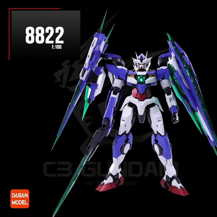MÔ HÌNH GUNDAM DABAN MG 1/100 DABAN 8822 GUNDAM 00 QANT VER MB