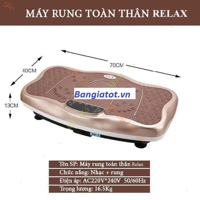 Máy rung giảm cân toàn thân nghe nhạc MP3