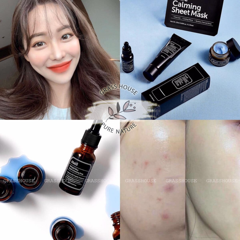 TRỌN BỘ KEM DƯỠNG KLAIRS MIDNIGHT BLUE