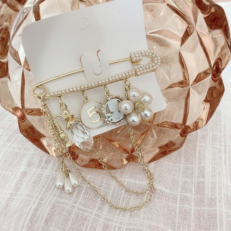 Ghim cài áo tua rua dáng dài kiểu dáng thời trang thanh lịch dành cho nữ