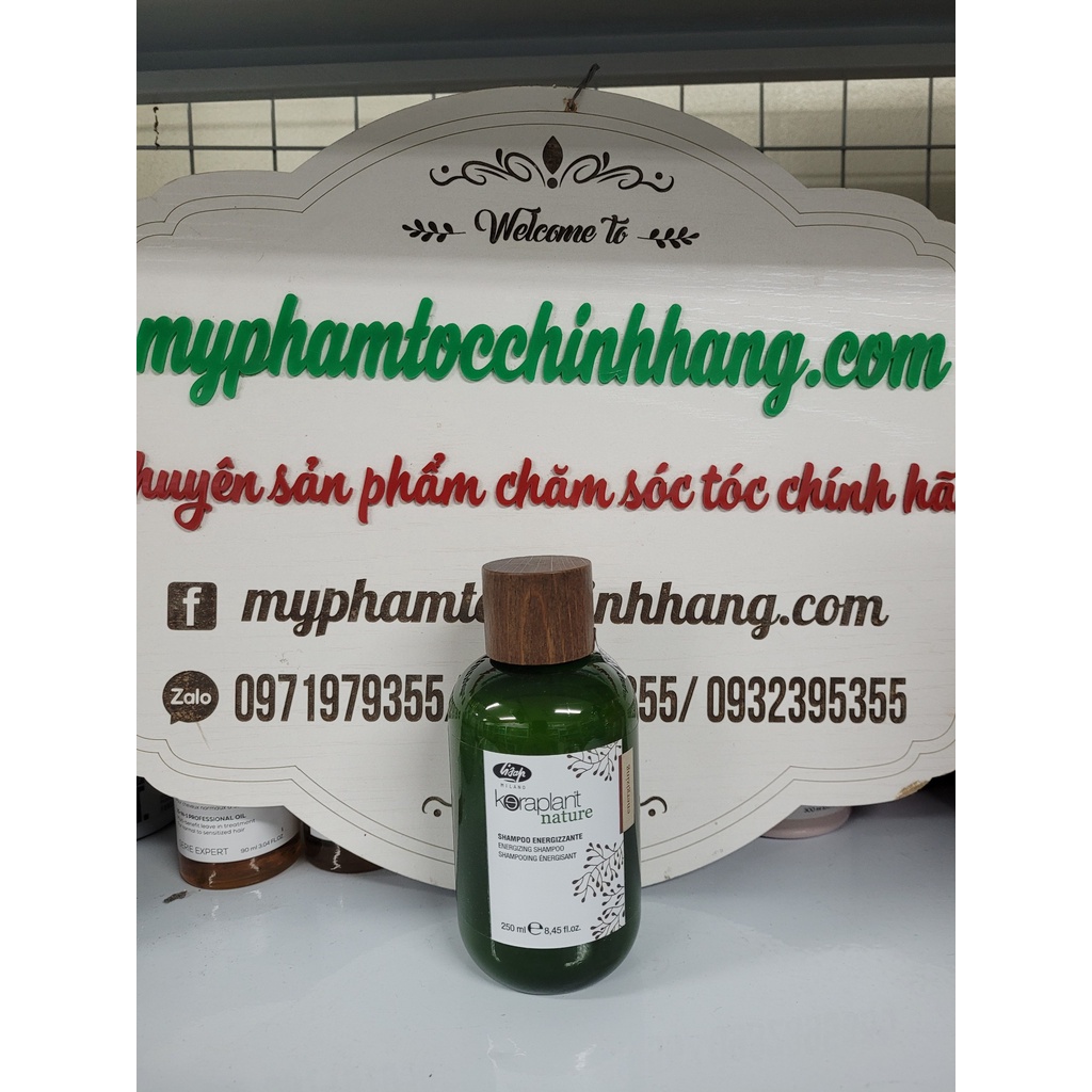 Dầu gội ngăn rụng tóc thiên nhiên LISAP Keraplant 250ml - 1000ml
