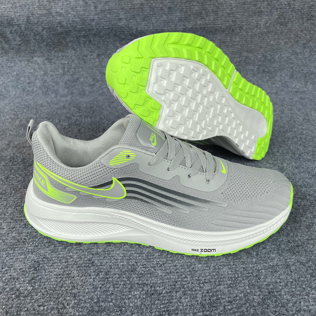 (Ảnh thật) Giày nam thể thao nam màu ghi cốm đủ size nam cực đẹp