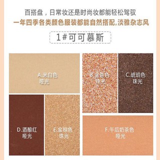 [Anh Thật] Bảng phấn mắt novo 6 ô