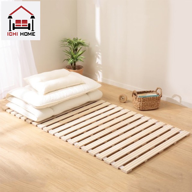 Giường trải sàn Nhật - Gỗ thông Nhập Khẩu - Thơm tự nhiên - 90cmx2m, 1mx2m, 1m4x2m, 1m6x2m, 1m8x2m, 2mx2m