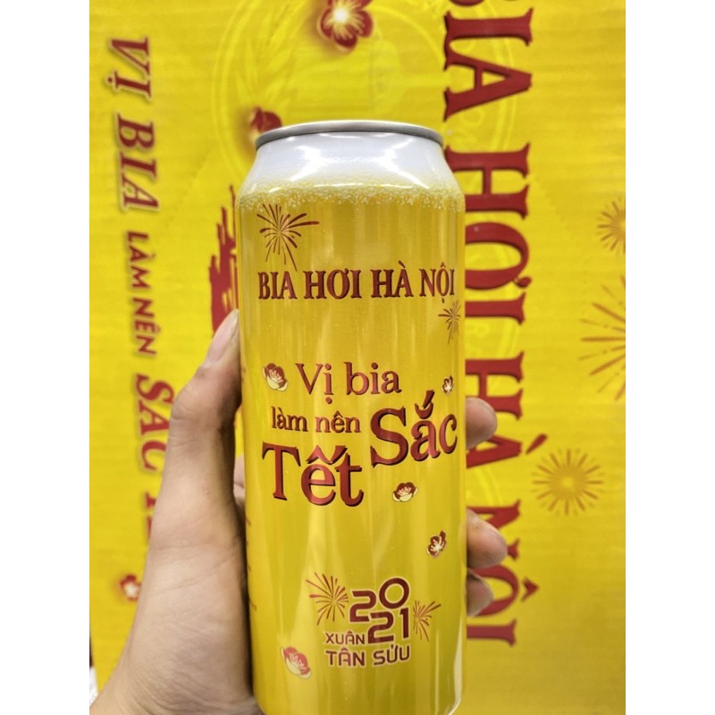 Bia Hơi Hà Nội Lon 500ml