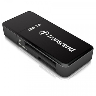 Đầu đọc thẻ nhớ USB 3.0 Transcend RDF5K Card Reader - Màu đen - Model TS-RDF5K