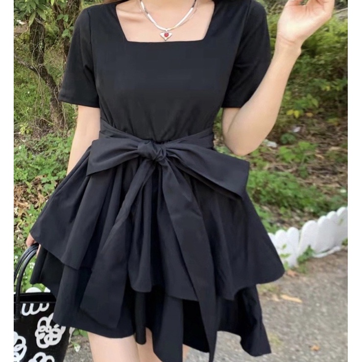 VÁY CỔ VUÔNG ĐUÔI TẦNG BIGSIZE 60-90KG KÈM ẢNH THẬT