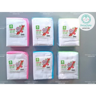 Khăn sữa 4 lớp/3 lớp Mipbi xuất nhật set 10c