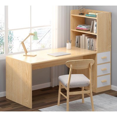 Bàn Làm Việc 1m4 Tại Nhà Kèm Tủ Đa năng Gỗ Cao Cấp, Bàn Học sinh Có Ngăn Kéo để sách giá để bút tiện ích sang trọng