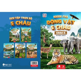 Sách - Khám Phá Động Vật 5 Châu Châu Á (VT)
