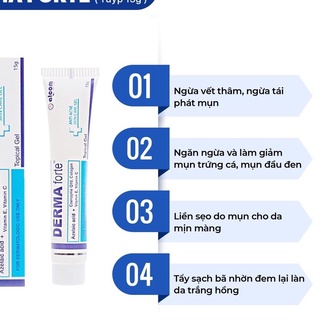 Gel giảm thâm mụn Megaduo/Dermaforte....