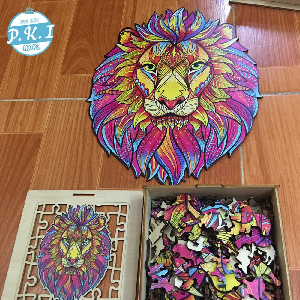 Bộ Xếp Hình PUZZLE  – Hình Con Sư Tử Kỳ Diệu