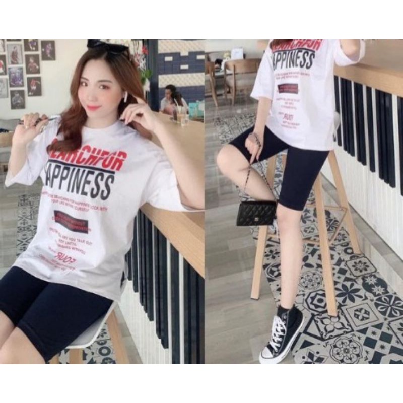 Quần legging ngố, quần thun lửng cuộc vàng