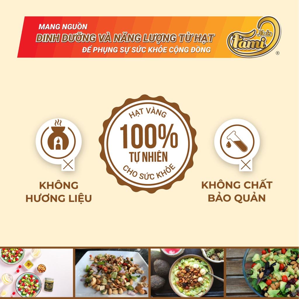 Hạt dinh dưỡng Mix 4 loại hạt thực phẩm giàu dinh dưỡng Faminuts hũ 120 gr