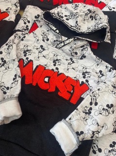 Áo micky hoodie bé trai