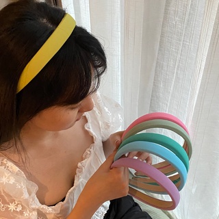 Mugua Sản Phẩm MG STUDIO / Băng Đô Xốp Màu Kẹo Ngọt Siêu Đơn Giản Phong Cách Mori Pháp Cổ Điển Thời Gian Cao Cấp Dành Cho Nữ