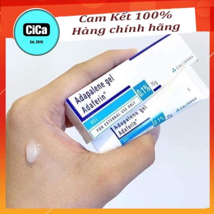 Tuýt Adaferin Gel (Adapalene 0.1%) - giúp giảm mụn (thay thế cho Klenzit MS) -  Cica Cosmetic