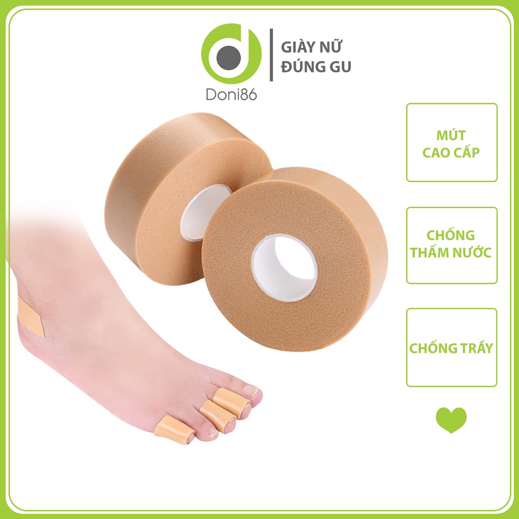 Băng keo mút giảm đau gót, chai, phồng rộp hiệu quả cho ngón tay, ngón chân - Doni - DOPK248