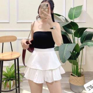 [CHẤT TUYẾT MƯA LOẠI 1] Chân Váy 2 Tầng Xếp Ly Có Quần Trong | BigBuy360 - bigbuy360.vn