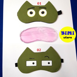 Bịt mắt ngủ hoạt hình có kèm túi nước - BiMi store