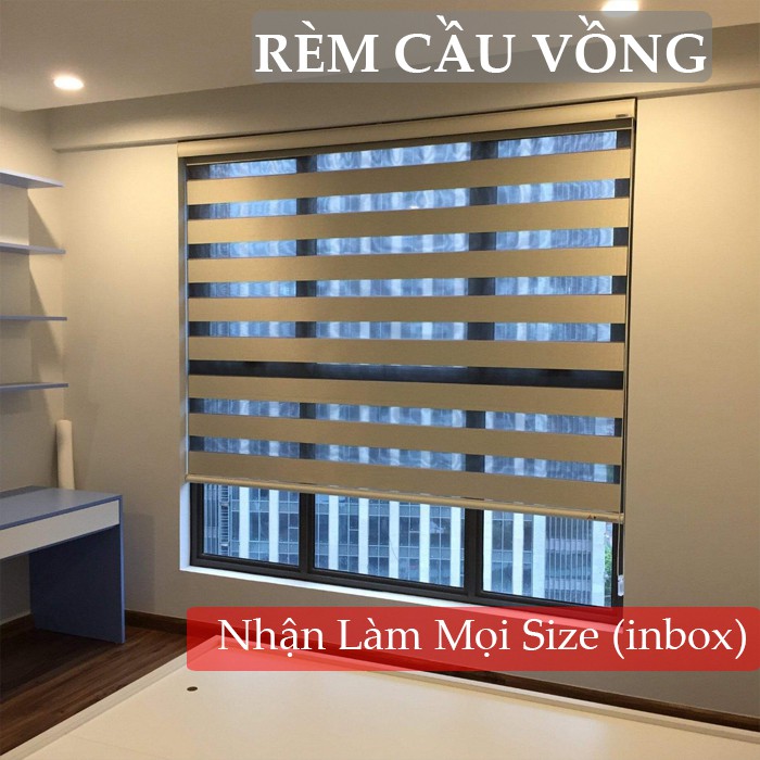 Rèm cuốn cầu vồng hàn quốc (Hàng có sẵn, Nhận cắt kích thước khác)