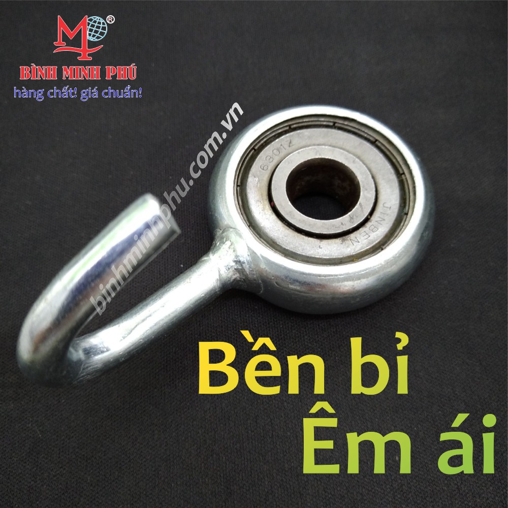 BẠC ĐẠN 2 NẮP VÕNG XẾP MINH PHÚ BẰNG SẮT, XI KẼM - MADE IN VIET NAM - BALL BEARING