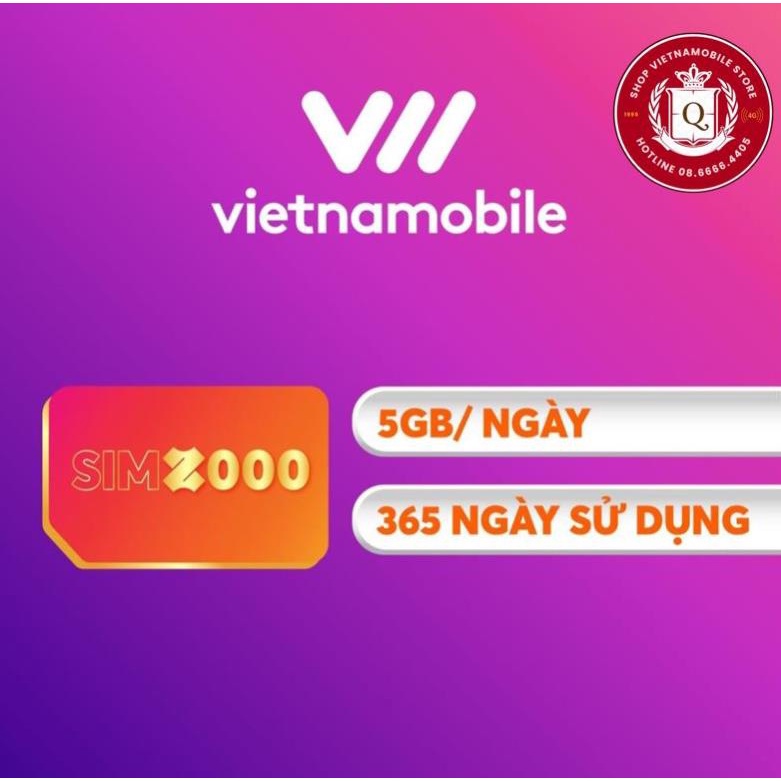 Miễn phí 12 tháng Sim vietnamobile data 4g vào mạng 1 năm không cần nạp