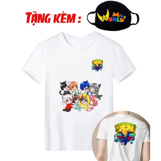 [ XẢ KHO ]  🔥HOT🔥 áo thun Hero Team - Mini World V2 đẹp kèm bịt mặt siêu ngầu / hình in cực chất.