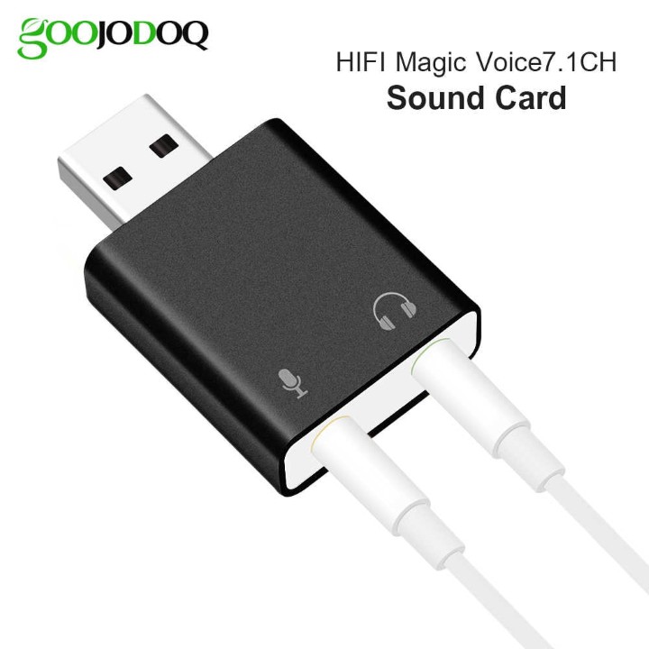 ĐẦU CHUYỂN USB THÀNH TAI NGHE VÀ MICRO 7.1 - USB SOUND CARD 7.1 - HIFI MAGIC VOICE 7.1CH