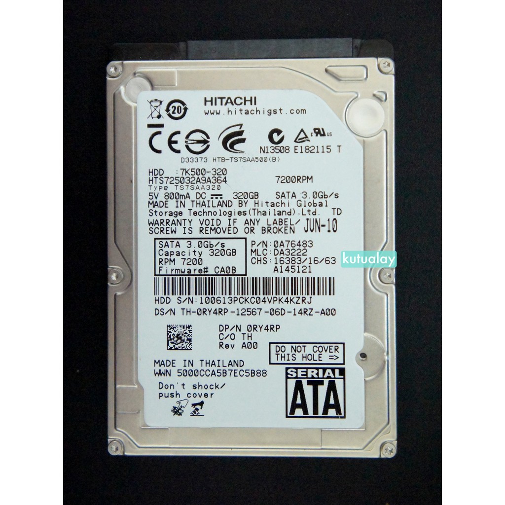 Ổ Cứng 320gb 2.5 "320 Gb Sata Hdd Giây 100% | BigBuy360 - bigbuy360.vn