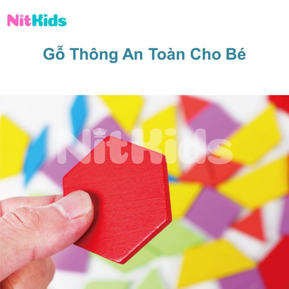 Đồ Chơi Ghép Hình Sáng Tạo, Bằng Gỗ, Tăng IQ Cho Bé Từ 3 Tuổi, Trò Chơi Trí Tuệ, Mô Hình Thông Minh