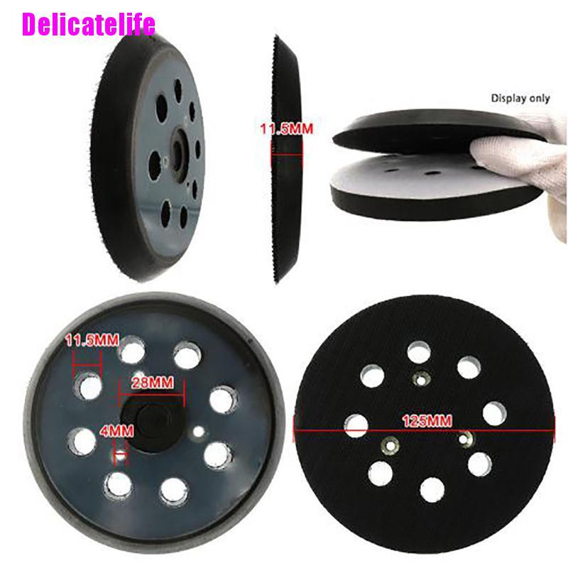 Đĩa chà nhám 8 lỗ 125mm cho máy đánh bóng Makita