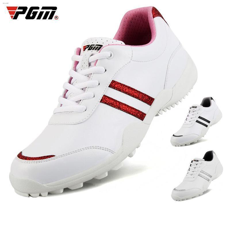 ☇❀☢PGM factory direct sale golf shoes ladies sports flashing parallel bars waterproof and breathable sneakers