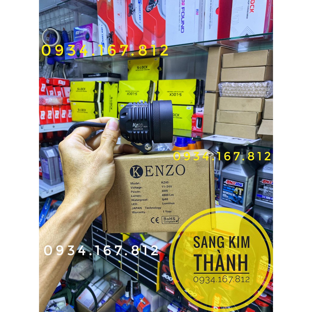 Đèn Led Trợ Sáng Kenzo Kz40 V2.0 Chính Hãng