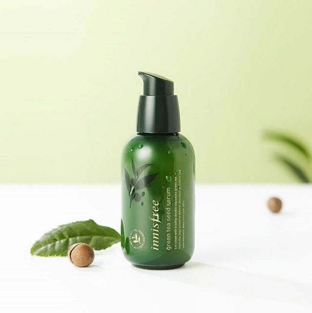 Tinh Chất Dưỡng Ẩm Sâu, Phục Hồi Da Mụn Innisfree Green Tea Seed Serum 80ml