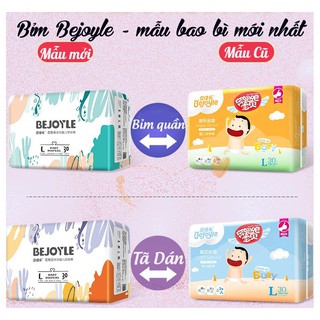 Bỉm Bejoyie Dán, quần đủ size s120,m96, L90 L90,Xl78,xxl66, xxxl54 ( Bejoyle)