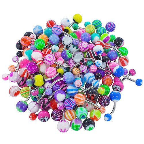 Bộ 30 Khuyên Cơ Thể Dạng Thanh Tạ