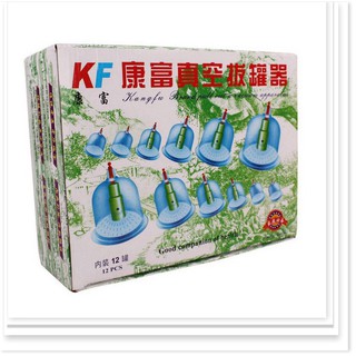 Bộ Giác Hơi Không Dùng Lửa 12 Cốc Không Dùng Lửa GH12