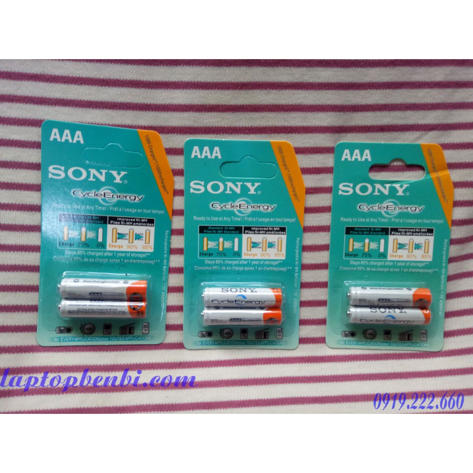 Pin sạc sony AAA 4300mAh bộ 2 viên | Pin tiểu 3A