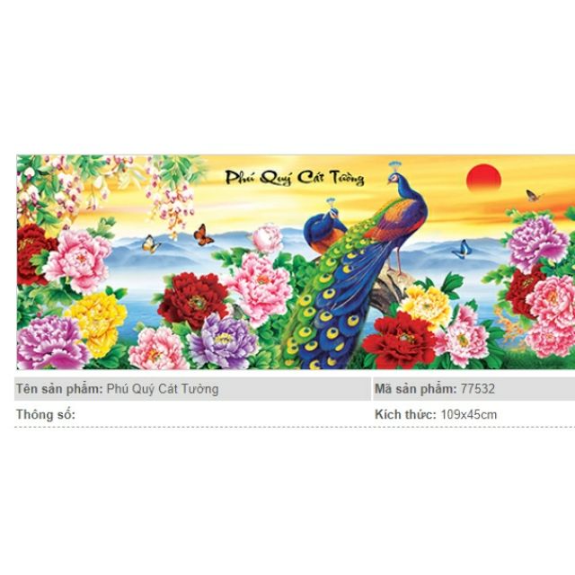 Tranh đính đá cao cấp