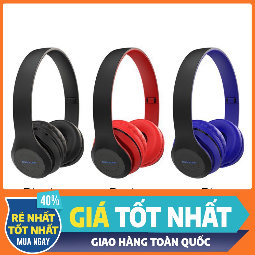 (TOP BÁN CHẠY) Tai Nghe ko Dây Bluetooth Borofone BO4 V5.0 chính hãng