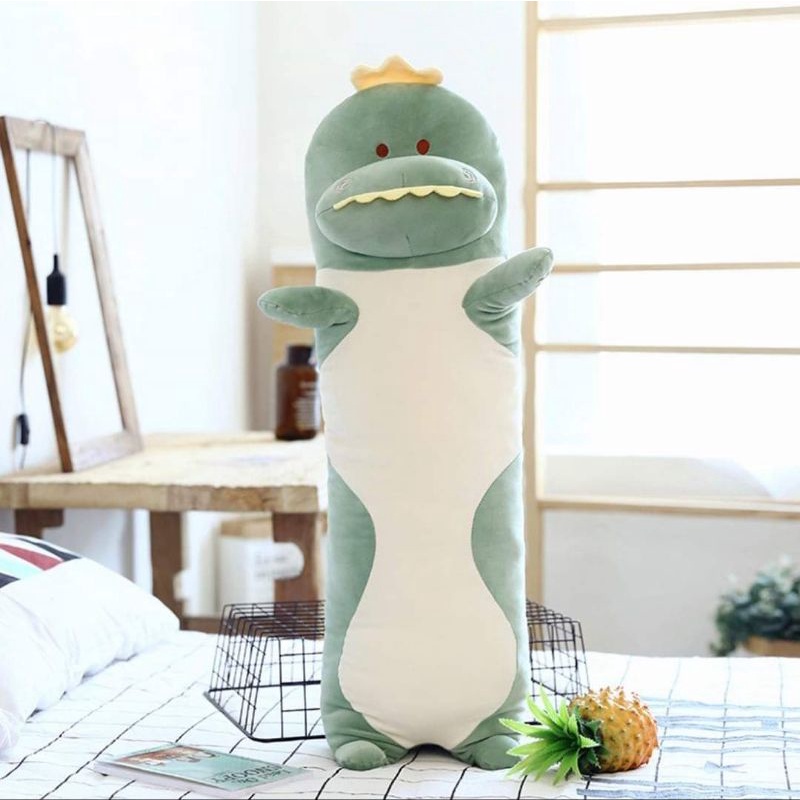 Gấu bông ❤️ khủng long dài gối ôm ❤️ hàng nhập bông mịn cao cấp FREESHIP FREE GÓI QUÀ