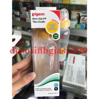 Bình sữa Pigeon PP 120ML và 240ml(cổ viền màu)