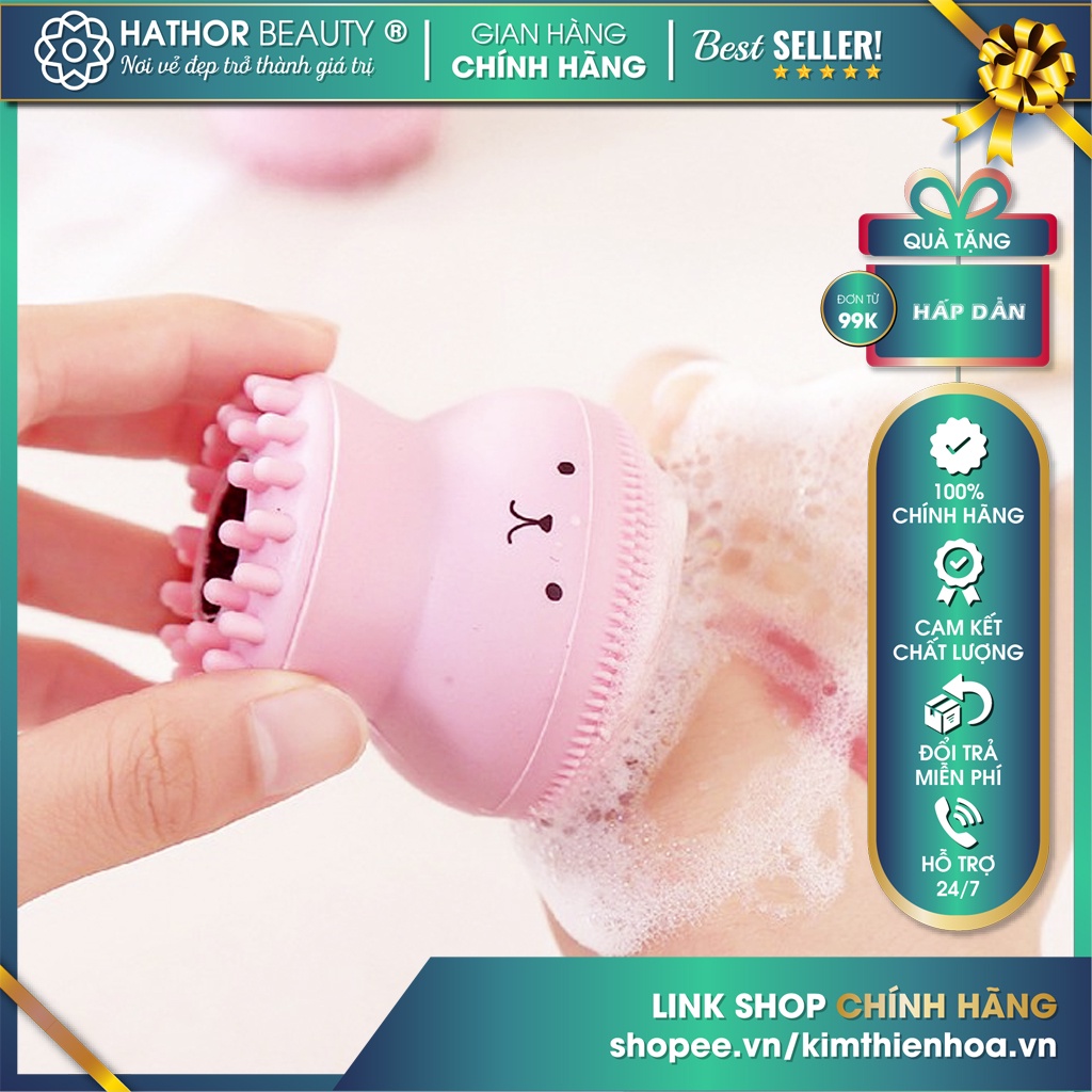 Cọ rửa mặt Masage - Máy rửa mặt Bạch Tuộc - Siêu Cute - Etude House My Beauty Tool Jellyfish Silicon | Hathor Beauty