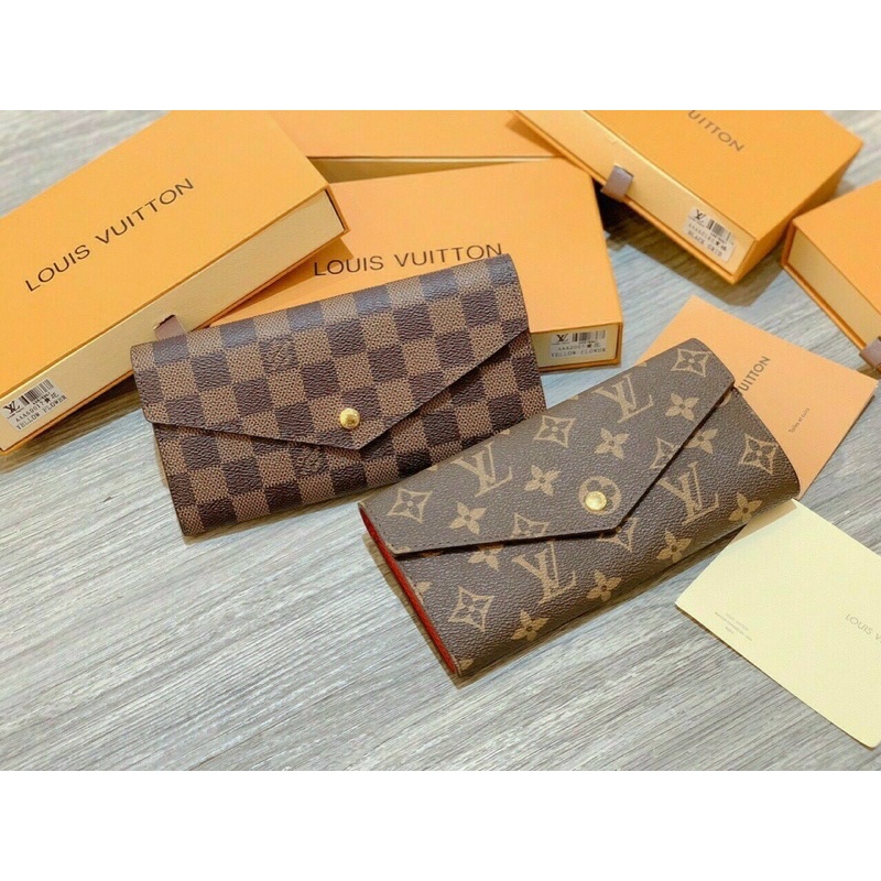 Ví cầm tay LV chất xịn full box full logo