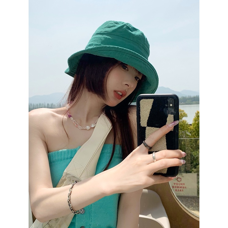 Nón Vành Rộng Phong Cách Nhật Bản Thời Trang Mùa Hè Cho Nữ