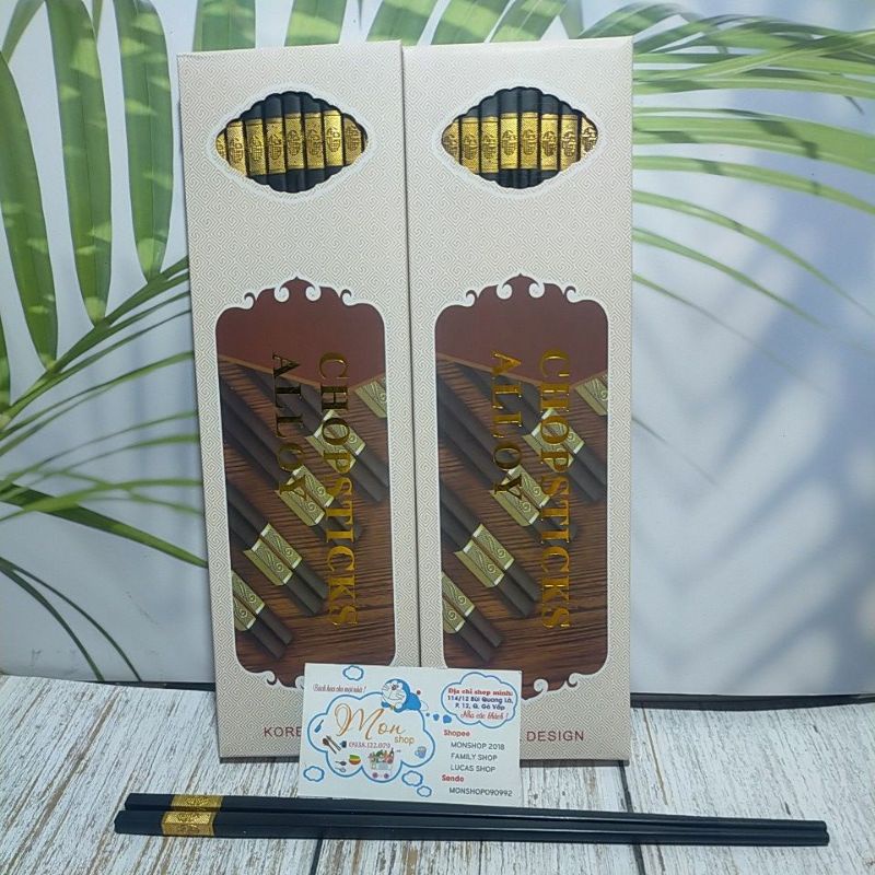 Đũa Đen Hoàng Gia Mạ Vàng, Mạ Bạc