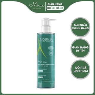 Sữa rửa mặt Aderma Purifying Cleansing Gel, sữa rửa mặt cho da dầu - Mieux