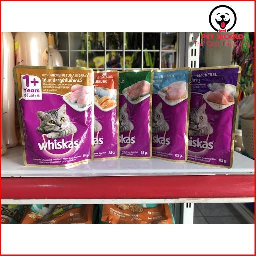 Pate dành cho Mèo Whiskas 80g đủ vị