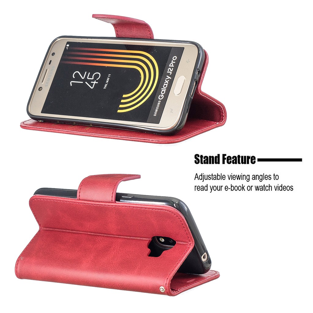 SAMSUNG GALAXY J2 PRO 2018 Bao da điện thoại nắp lật cho